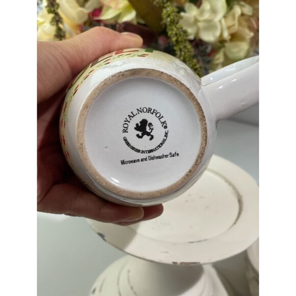 Holiday Mug By Royal Norfolk Ceramic "Tis The Season To Be Jolly" - Picture 2 of 6